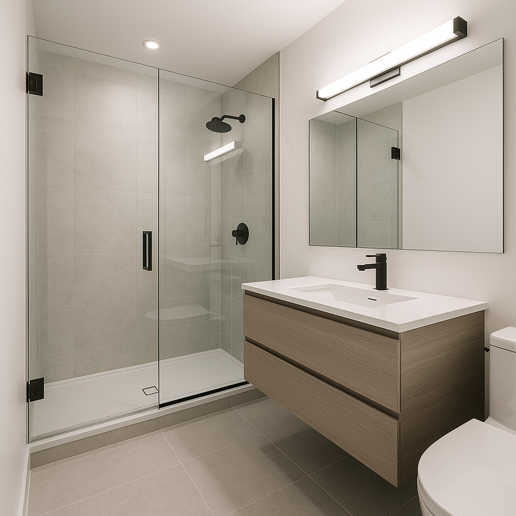 Modern bathroom design