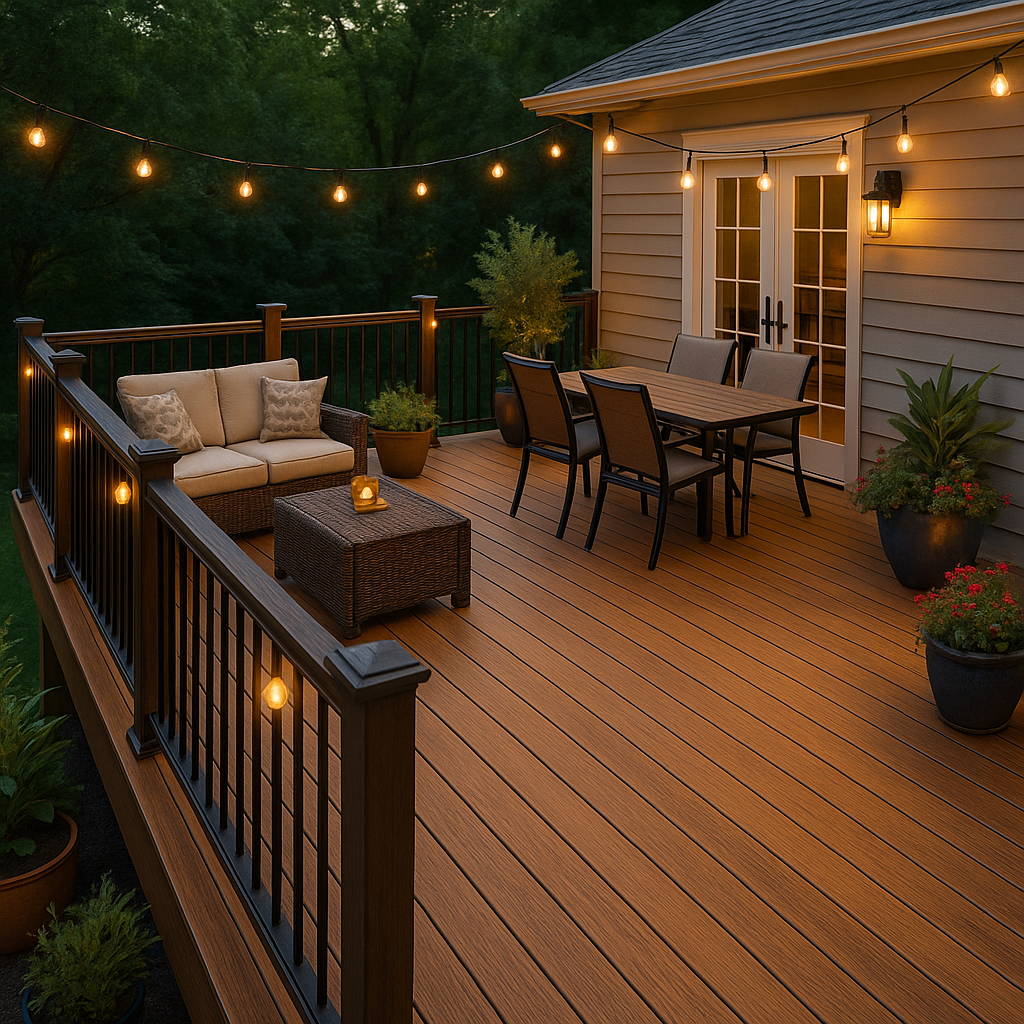 Completed deck project