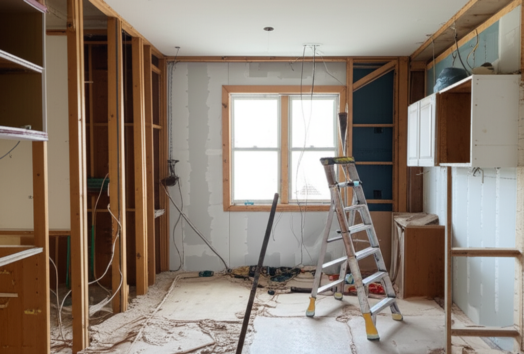 Kitchen renovation process