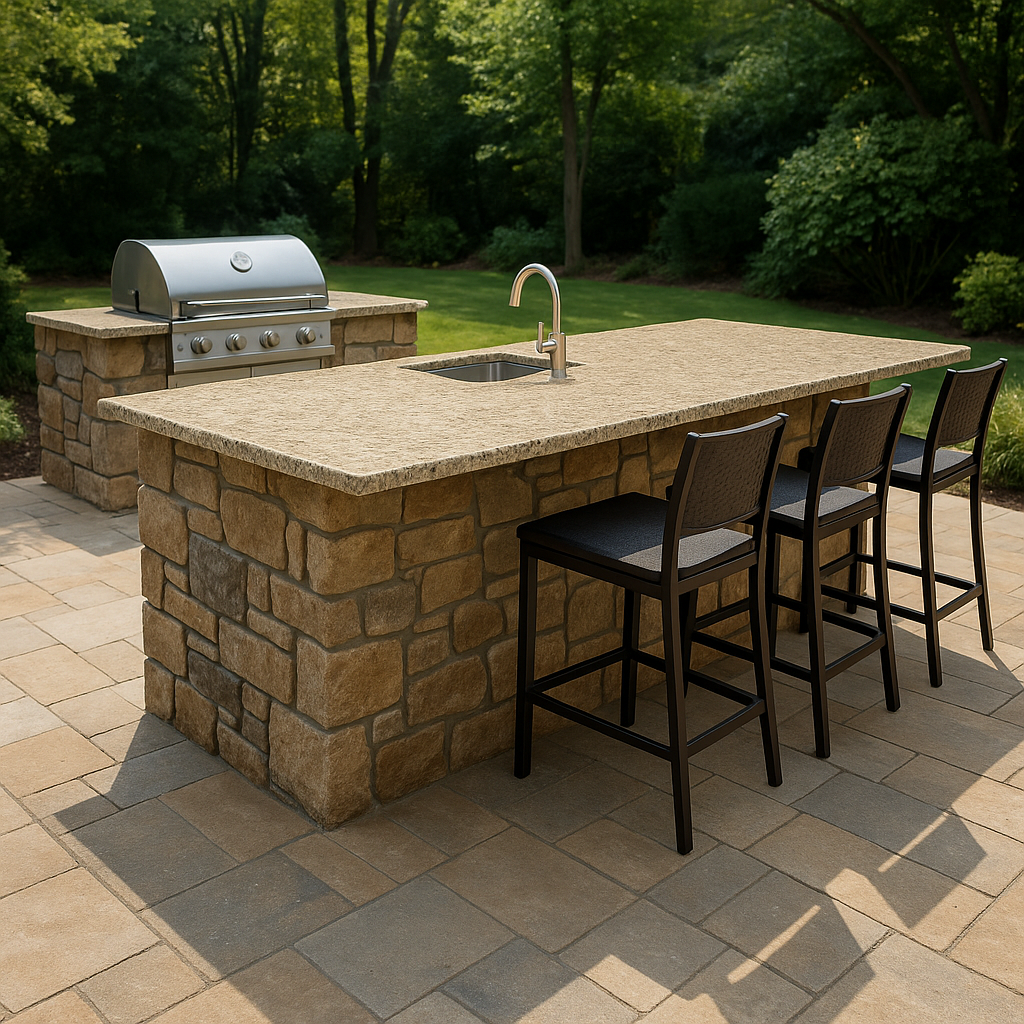 Outdoor Kitchen Island